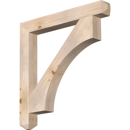 Ekena Millwork Westlake Craftsman Smooth Bracket, Douglas Fir, 5 1/2"W x 48"D x 48"H BKT06X48X48WTL04SDF